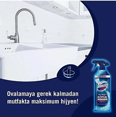 Domestos Hijyenik Köpük Çamaşır Suyu Sprey Mutfak Okyanus Ferahlığı 450 Ml