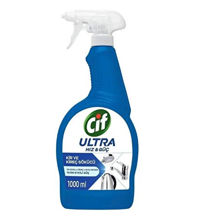 Cif ULTRA Hız&Güç Kir ve Kireç Sökücü Sprey 1000ml