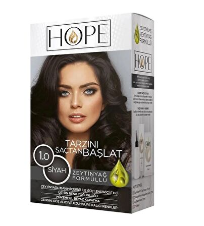 Hope Saç Boyası 1.0 Siyah Renk