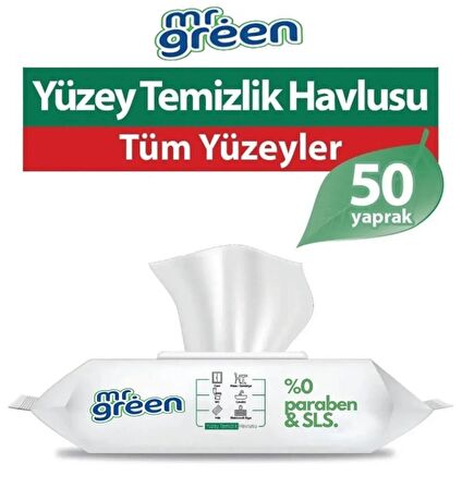 Mr Green Yüzey Temizlik Havlusu 50 yaprak