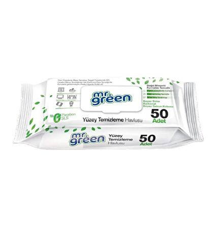 Mr Green Yüzey Temizlik Havlusu 50 yaprak