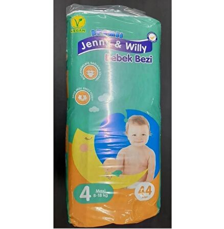 Jenny & Willy Bebek Bezi Maxi 4 Numara 44 lü