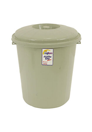 Sağlam Plastik Çöp Kovası Kilitsiz 90 Lt