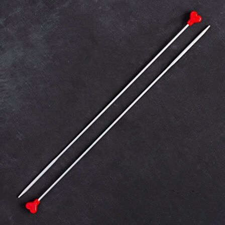 Addi 4Mm 35Cm Klasik Alüminyum Hızlı Örgü Şişi - 2