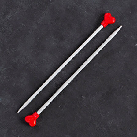 Addi Kalpli 5Mm 20Cm Klasik Alüminyum Örgü Şişi -