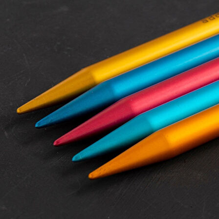 Addi Colibri 8Mm 23Cm Renkli Çorap Şişi - 204-7