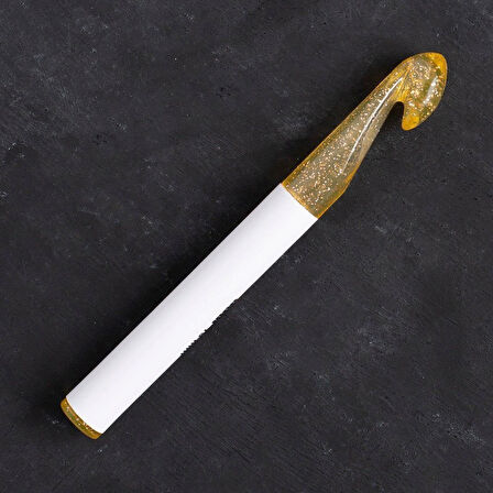 Addi Champagner 15Mm 15Cm Plastik Simli Yün Tığ -