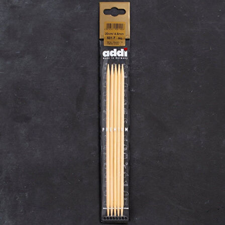 Addi Bambus 4,5Mm 20Cm Bambu Çorap Şişi - 501-7
