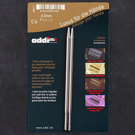 Addi Click 4,5Mm Misinalı Şiş Ucu - 656-2