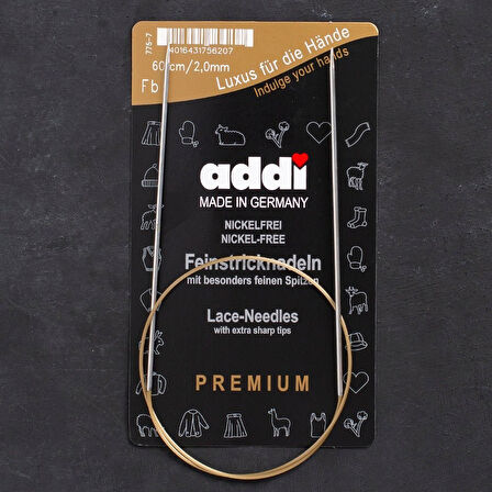 Addi 2Mm 60Cm Misinalı Dantel Şişi - 775-7