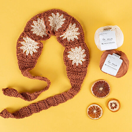 La Mia Xl Mercerized Beyaz El Örgü İpi - 2 - 33759