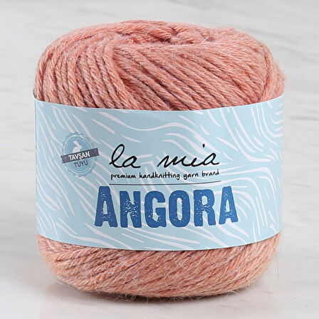 La Mia Angora 50Gr Yavruağzı El Örgü İpi - L125 - 33797