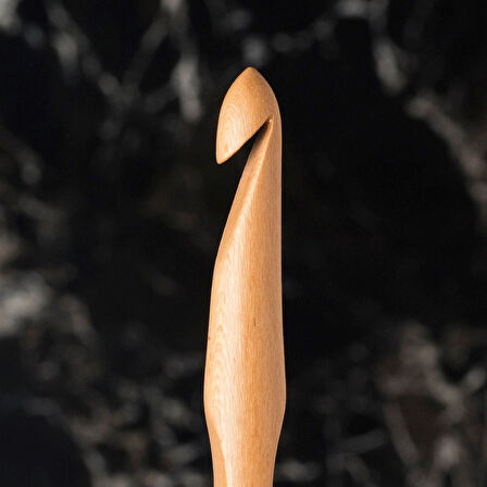 La Mia Whitewood 8 Mm 15.5 Cm Ahşap Yün Tığ