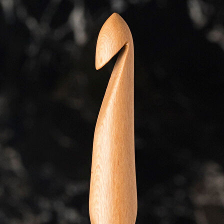 La Mia Whitewood 7 Mm 15.5 Cm Ahşap Yün Tığ