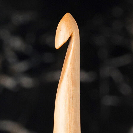 La Mia Whitewood 5 Mm 15.5 Cm Ahşap Yün Tığ