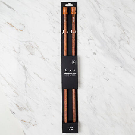 La Mia Rosewood 9 Mm 36 Cm Ahşap Örgü Şişi