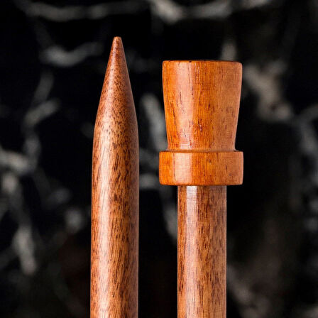 La Mia Rosewood 9 Mm 36 Cm Ahşap Örgü Şişi