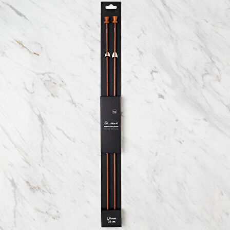 La Mia Rosewood 2.5 Mm 36 Cm Ahşap Örgü Şişi