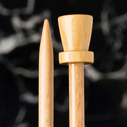 La Mia Whitewood 6 Mm 36 Cm Ahşap Örgü Şişi