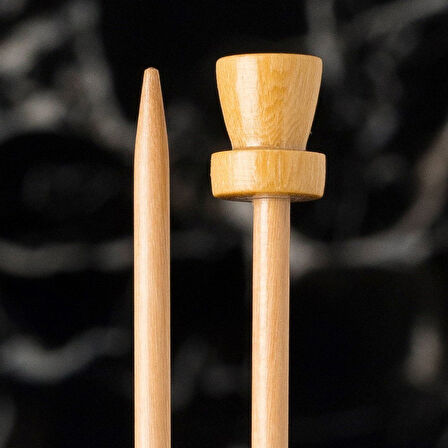 La Mia Whitewood 3 Mm 36 Cm Ahşap Örgü Şişi