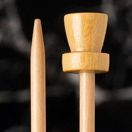 La Mia Whitewood 2.5 Mm 36 Cm Ahşap Örgü Şişi