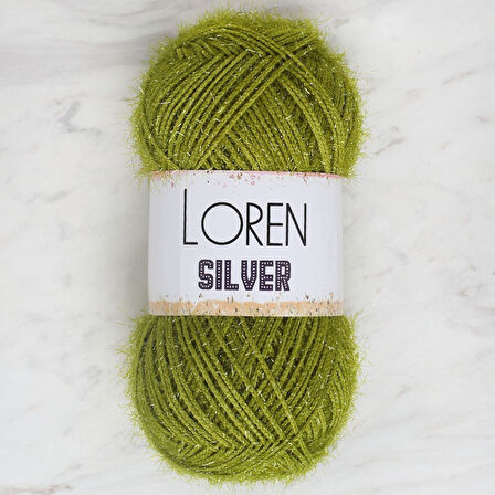 Loren Silver Yeşil El Örgü İpi - Rs0044 - 34100