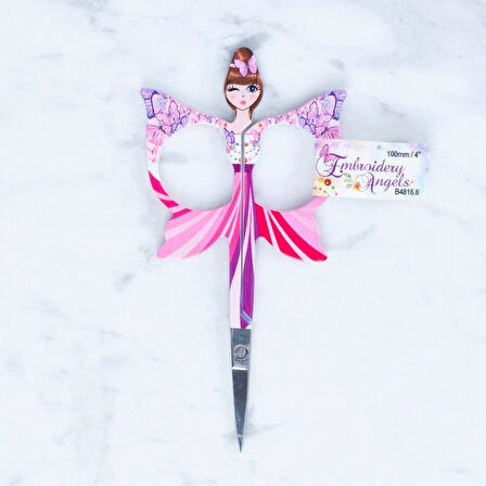 Loren Modelli Desenli Makas Pembe - B4816.