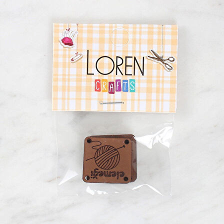 Loren Crafts Elemeği Deri Arma 5 Adet - 1585