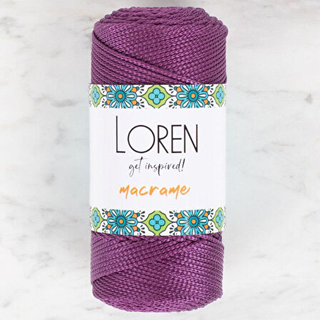 Loren Macrame Mor El Örgü İpi - Rm 0160 - 34347
