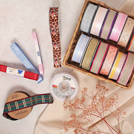 Loren Crafts 2Cm 10 Mt Saten Puantiyeli Kurde