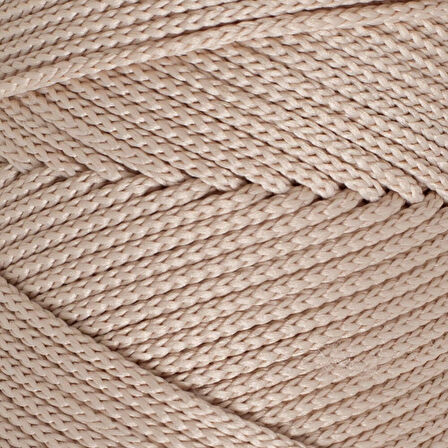 Loren Polyester Macrame Taş Rengi El Örgü İpi - Lm005 - 34428