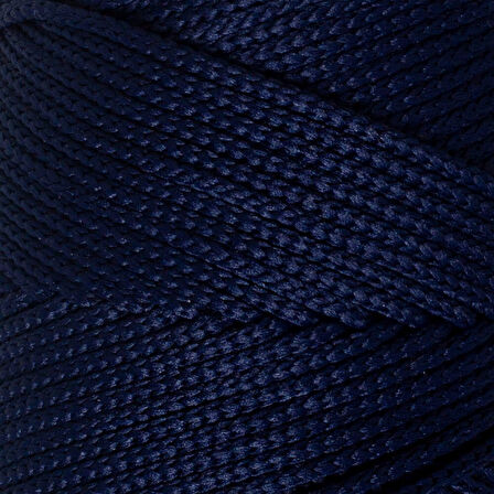 Loren Polyester Macrame Koyu Lacivert El Örgü İpi - Lm030 - 34436