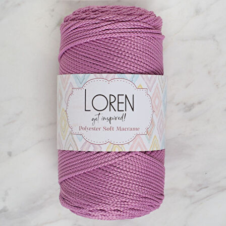Loren Polyester Macrame Gül Kurusu El Örgü İpi - Lm021 - 34450