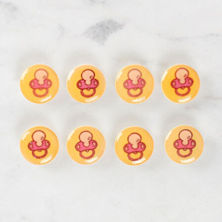 Loren Crafts 8'Li Emzik Düğme - 1011