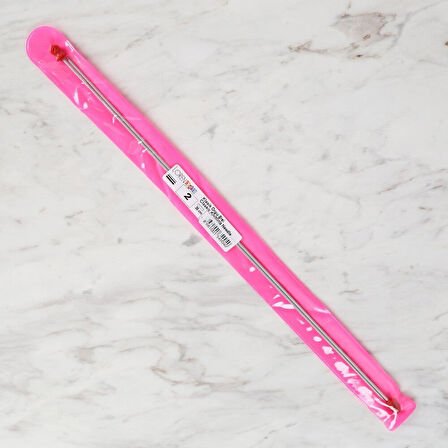 Loren Crafts 2 Mm 35 Cm Klasik Alüminyum Örgü Şişi