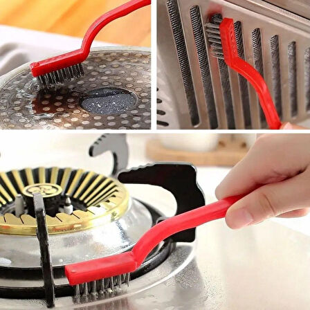 Buffer® 3 Lü Detaylı Temizlik Bakır,Demir Ve Sert Plastik Tel Fırça