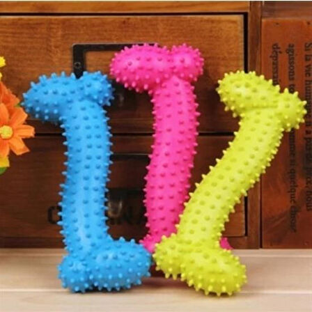 Buffer® Tiny Kemik Oyuncağı Tırtıklı Yüzey Küçük Kemik Plastik Köpek Oyuncağı