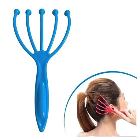 Buffer® Çok Fonksiyonlu 5 Uçlu Bilyeli Baş Boyun Bacak Kol Masaj Alet Rahatlatıcı Kafa Masaj Aparatı