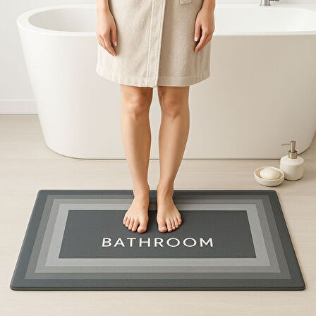 Buffer® Sihirli Süper Su Emici Kaymaz Tabanlı Uzun Paspas 40*120 Cm