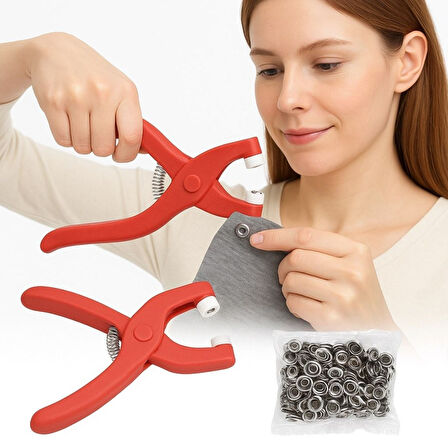 Buffer® Plastik Çıt Çıt Pensi–Kıyafet, Bebek Önlüğü, Gömlek Ve Tekstil Ürünleri İçin Çıtçıt Takma Al