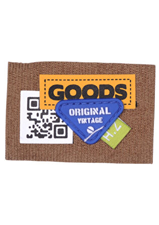 Aplike Ütü İle Yapışan Goods Yazılı Arma 4X4 Cm