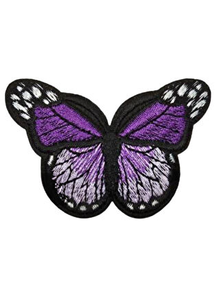 Aplike Ütü İle Yapışan Mor Arma 7X5 Cm