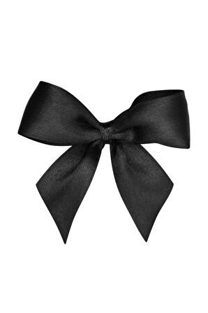 Saten Kurdele 6 Cm Siyah 5 Metre