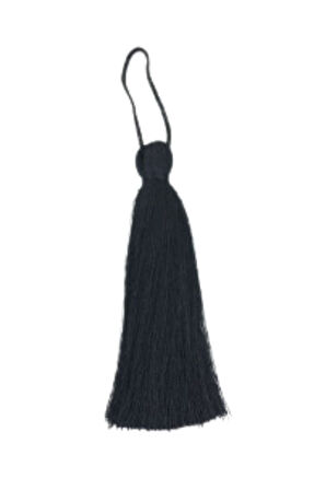 Püskül Tekli 5 Cm 1 Adet Siyah