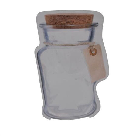 Buffer® Kavanoz Görünümlü Kilitli Poşet Çıtçıtlı Ve Pratik Torba 4 Adet