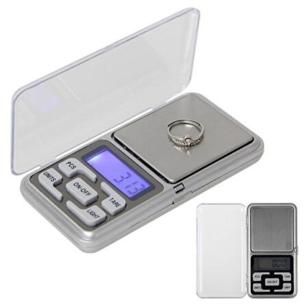 Buffer® Dijital Hassas Elektronik Cep Terazi Tartı 500 Gr 001 Gr Hassasiyet