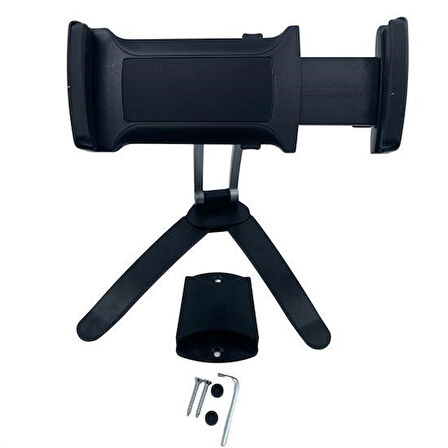 Buffer® 360 Derece Dönebilen Mutfak Masaüstü Telefon Tablet Tutucu Ayarlanabilir Esnek Ayaklı Metal