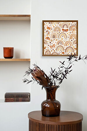 Gökkuşağı Ahşap Çerçeveli Tablo