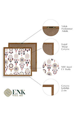 Rüya Kapanı Ahşap Çerçeveli Tablo