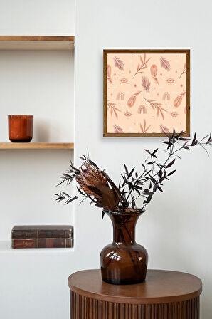 Tüy Ahşap Çerçeveli Tablo